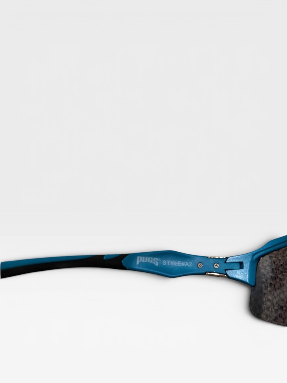 PUGS Blue Mirrored Sunglasses For Biking or Running - Picture 3 of 6